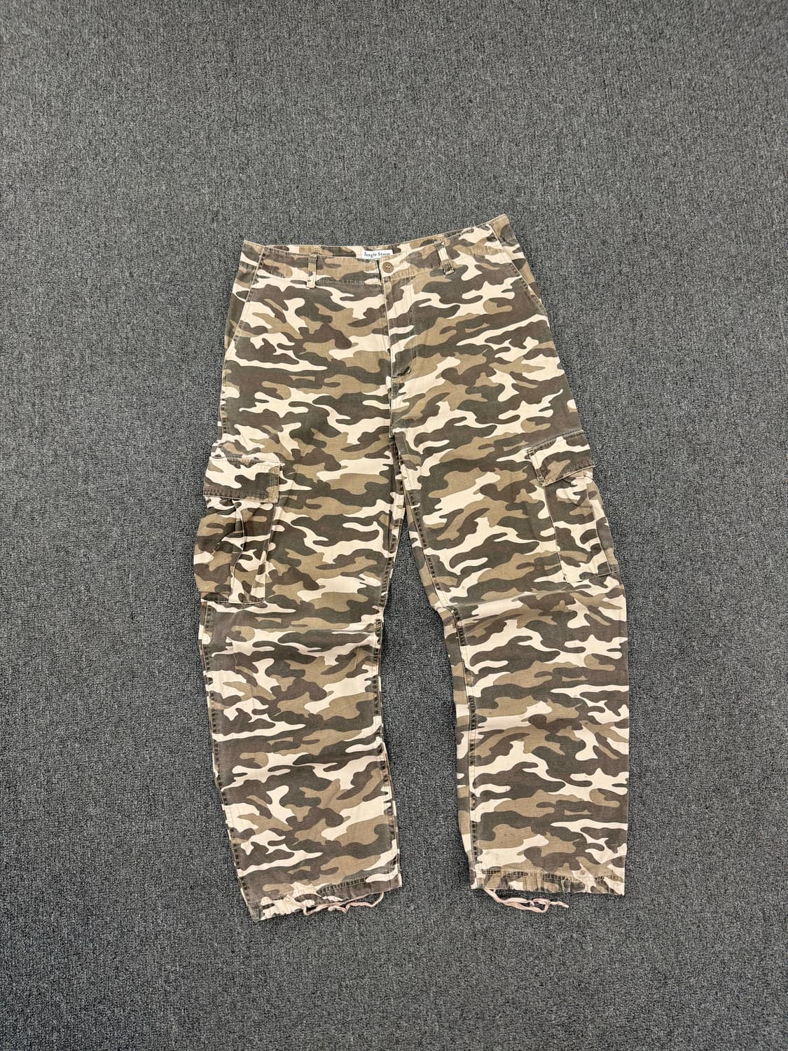 M)Jungle Storm 빈티지 카모 패턴 카고팬츠 상품이미지3