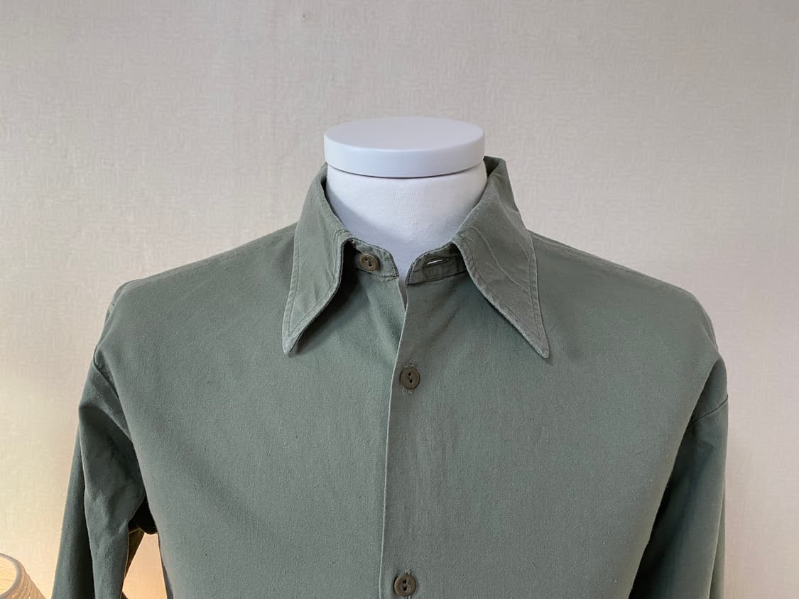 밀리터리 국방색 카키 셔츠 상품이미지2