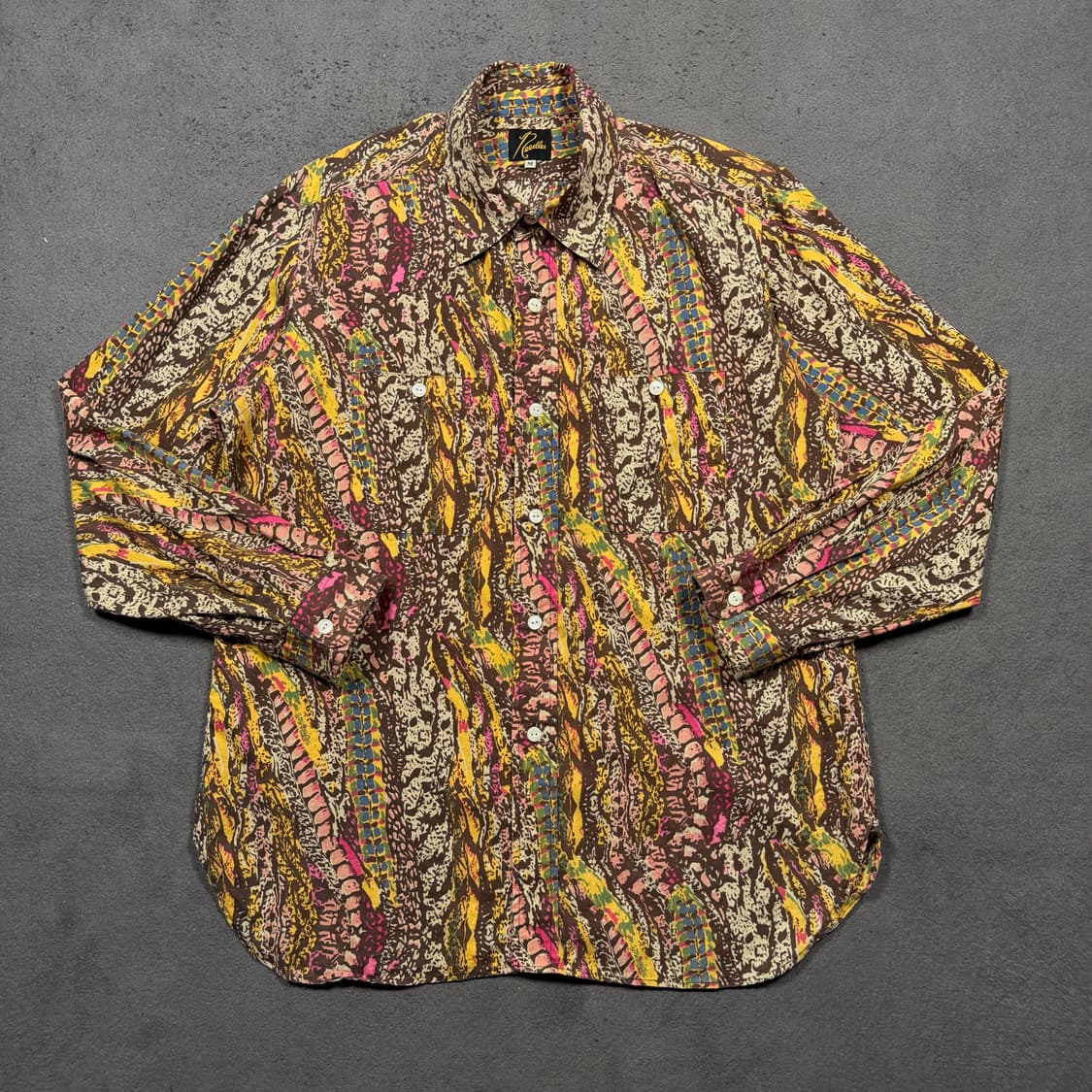 Needles 니들스 올드 패턴 투포켓 셔츠 상품이미지2