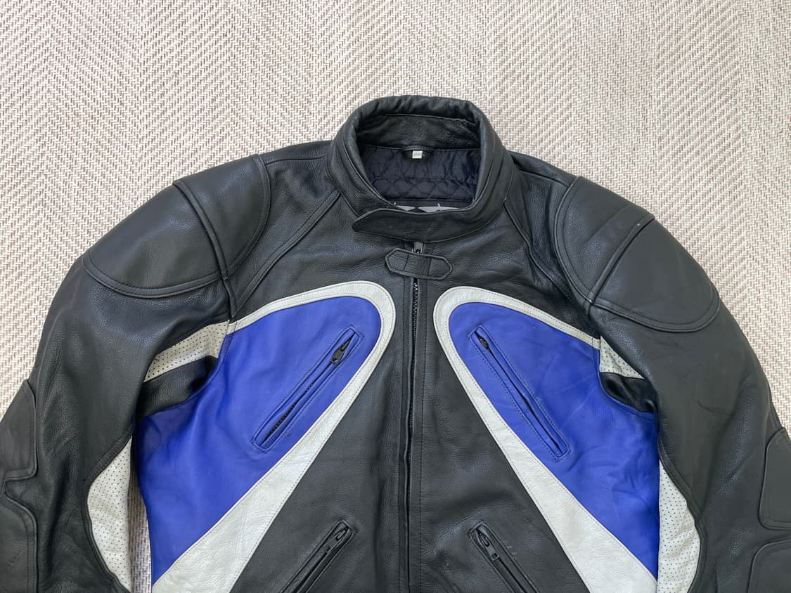 빈티지 레이싱 레더 보호구 라이더자켓 J04219 상품이미지3