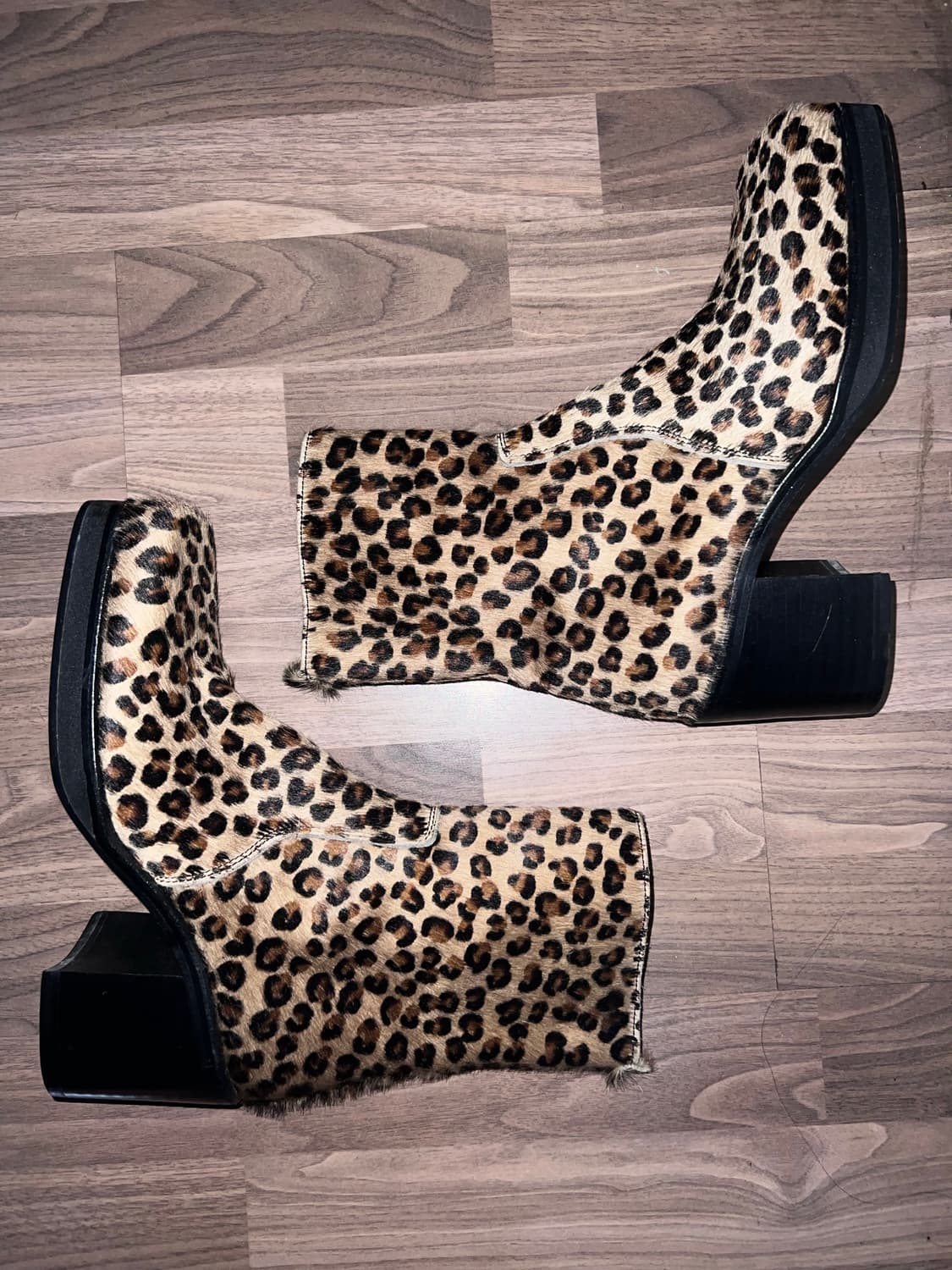존 로렌스 설리반 레오파드 송치 toe boots 상품이미지2