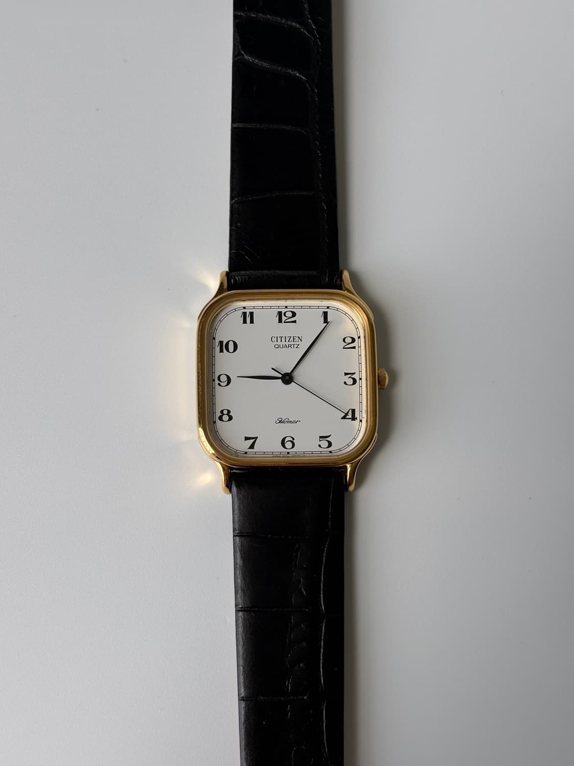 1980s Homer Gold Square Quartz 상품이미지1