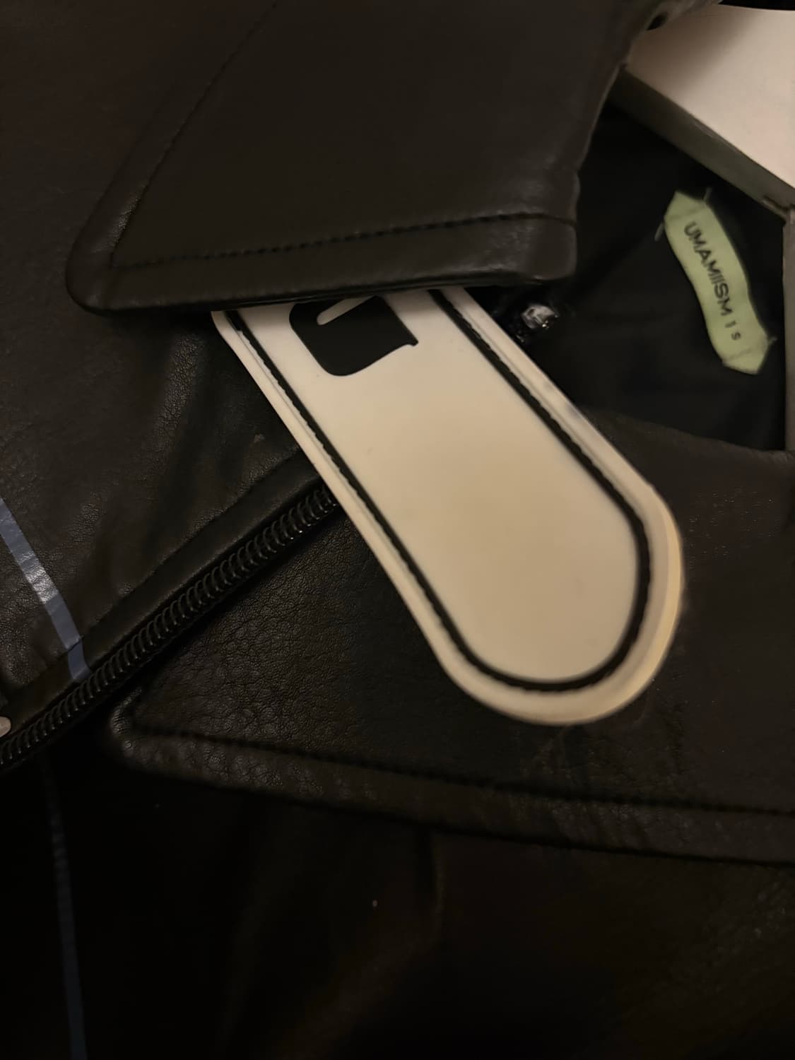 우마미즘 비건 레더 재킷 s 상품이미지9