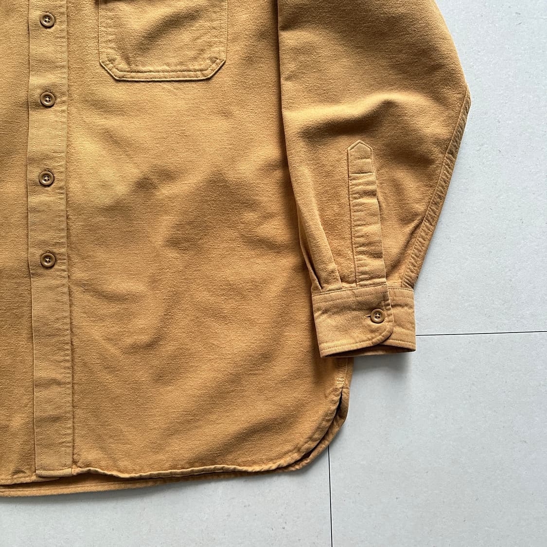 90s 엘엘빈 샤모아 해비코튼 플란넬 셔츠 USA L 상품이미지3