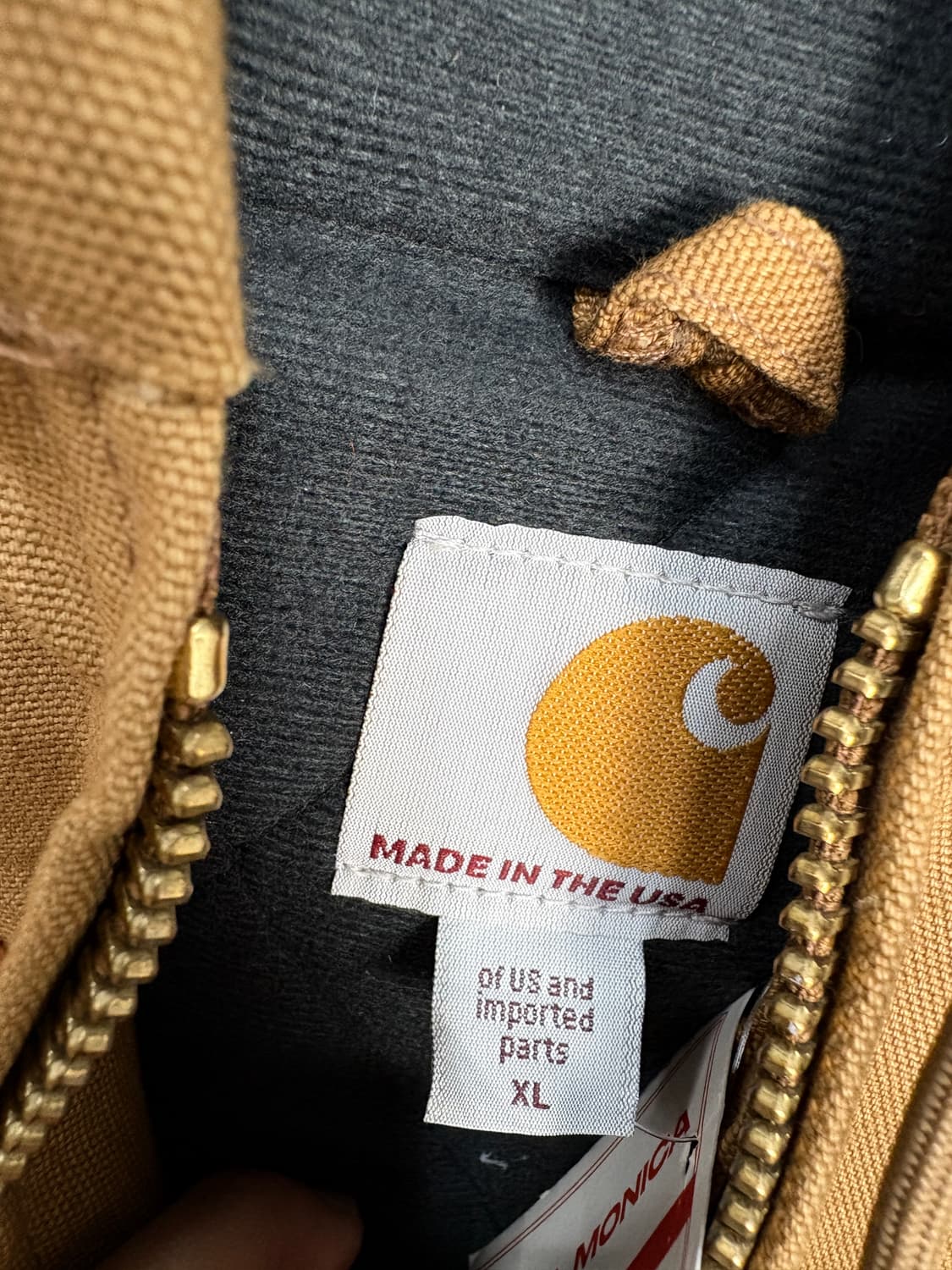 칼하트 J140 샌드스톤 액티브 워크자켓 A3612 상품이미지7