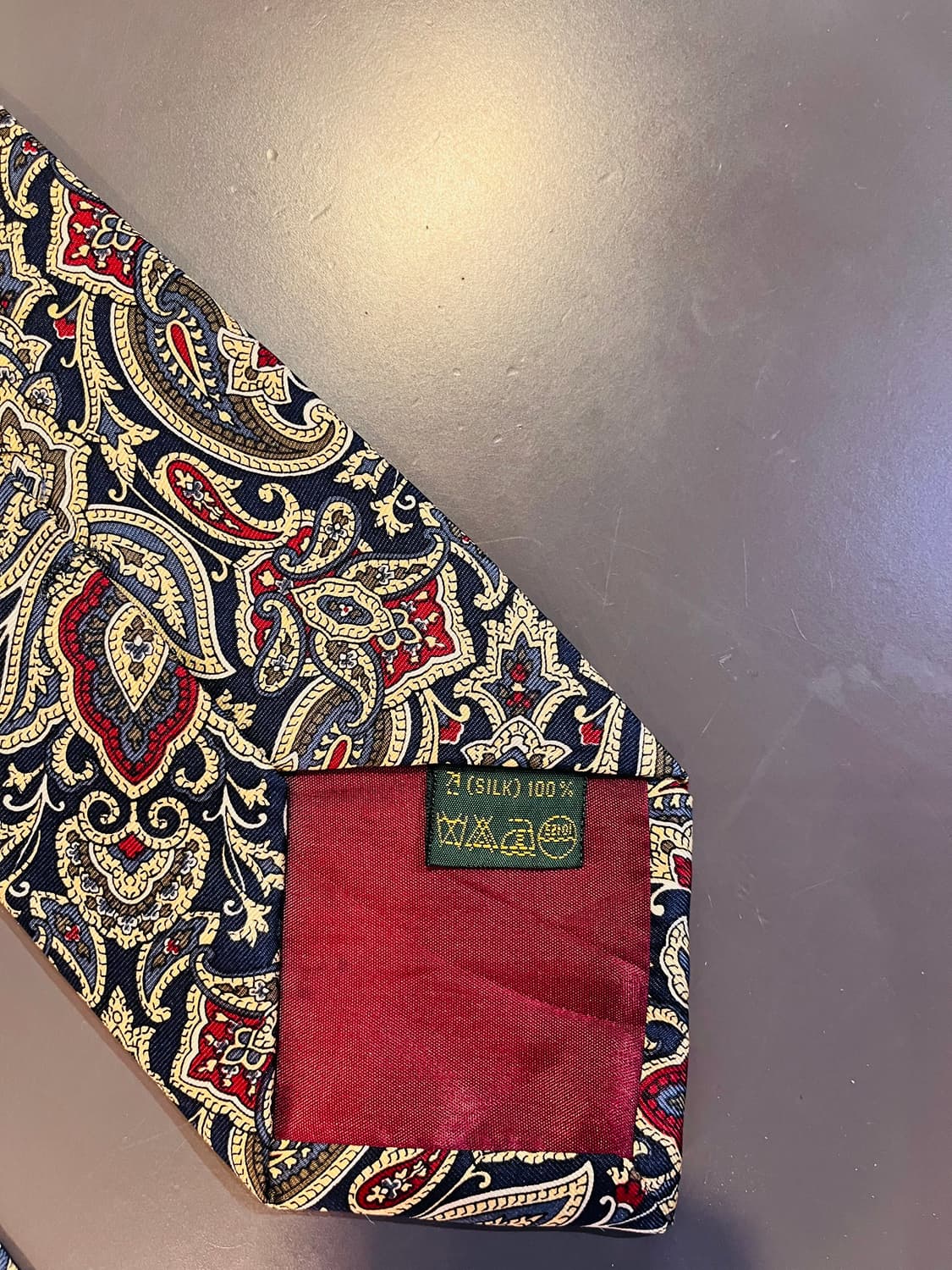 헌트 페이즐리 실크 넥타이 (한국) 상품이미지3