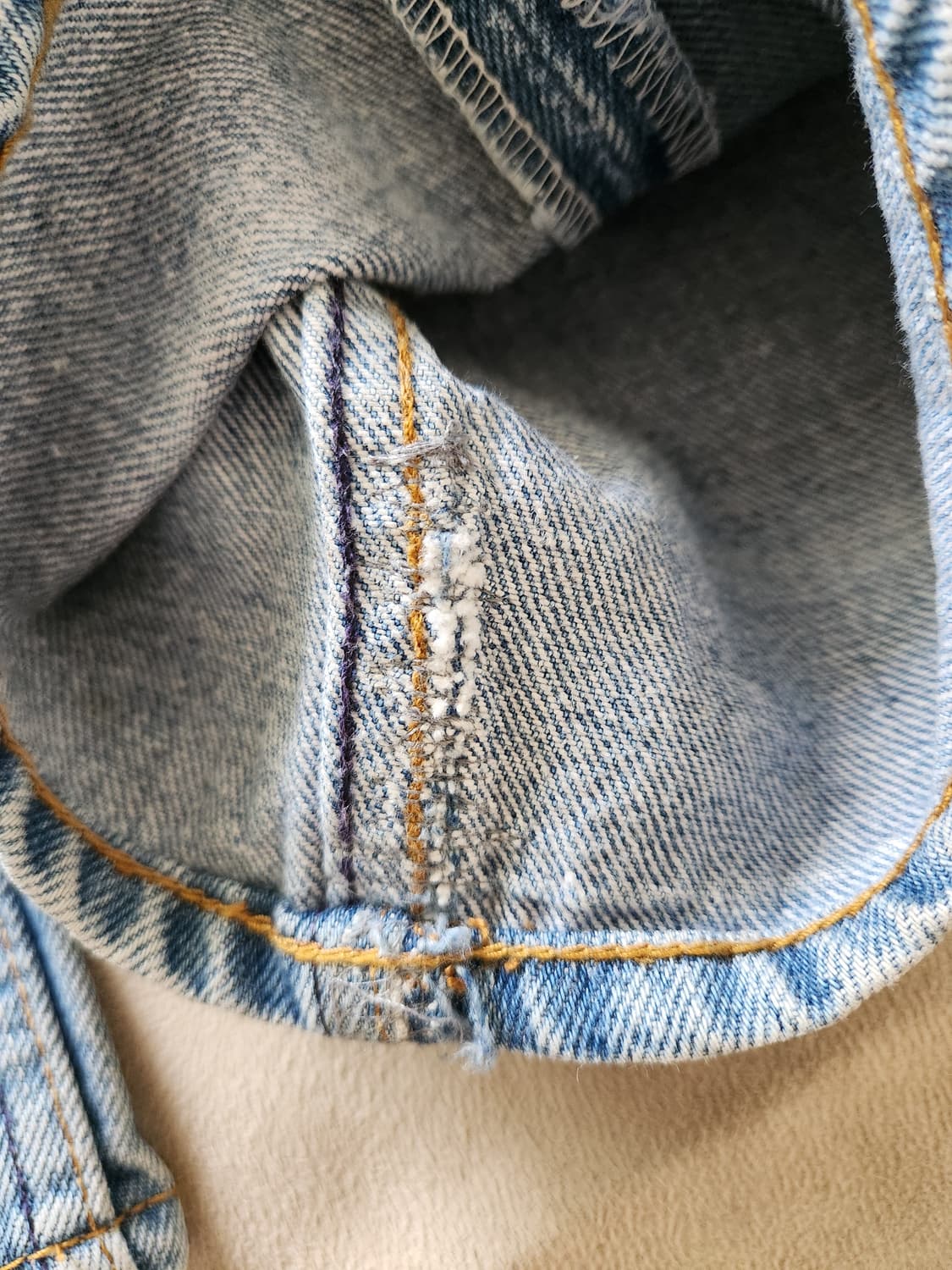80s Levi's 리바이스 501 USA 중청 W31 L32 상품이미지10