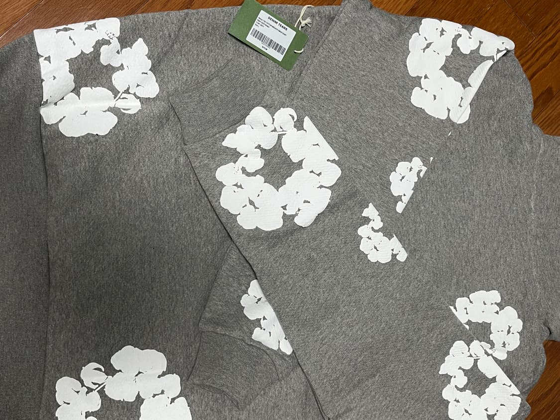 데님티어스 회색 후드티 상품이미지8