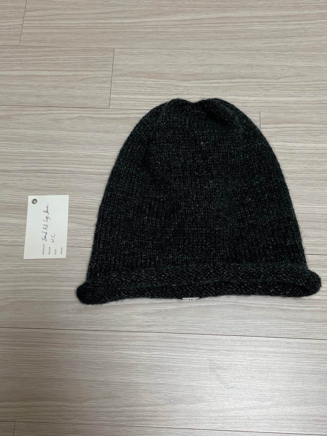 모노프리베 비니 textured roll long beanie 상품이미지3