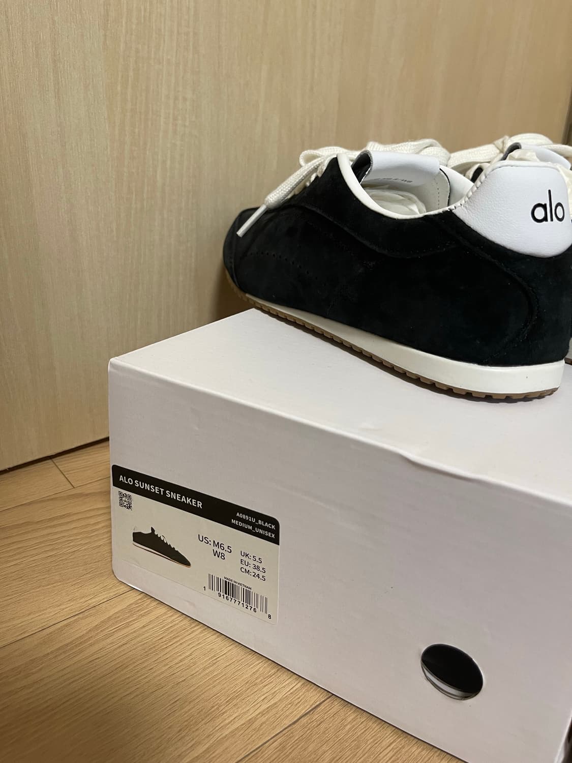 [새상품]알로 선셋 스니커즈 블랙 245 상품이미지3