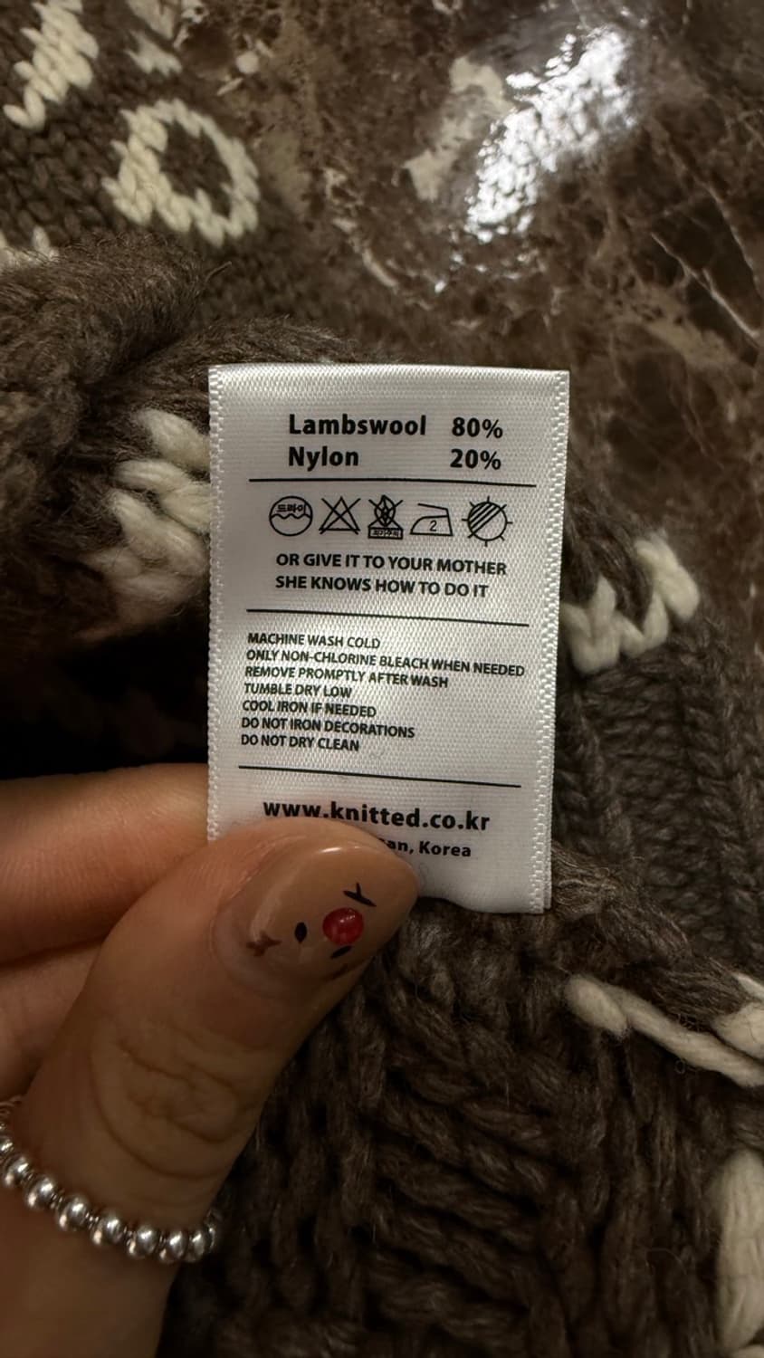 KNITTED 노르딕  가디건 XL 상품이미지8