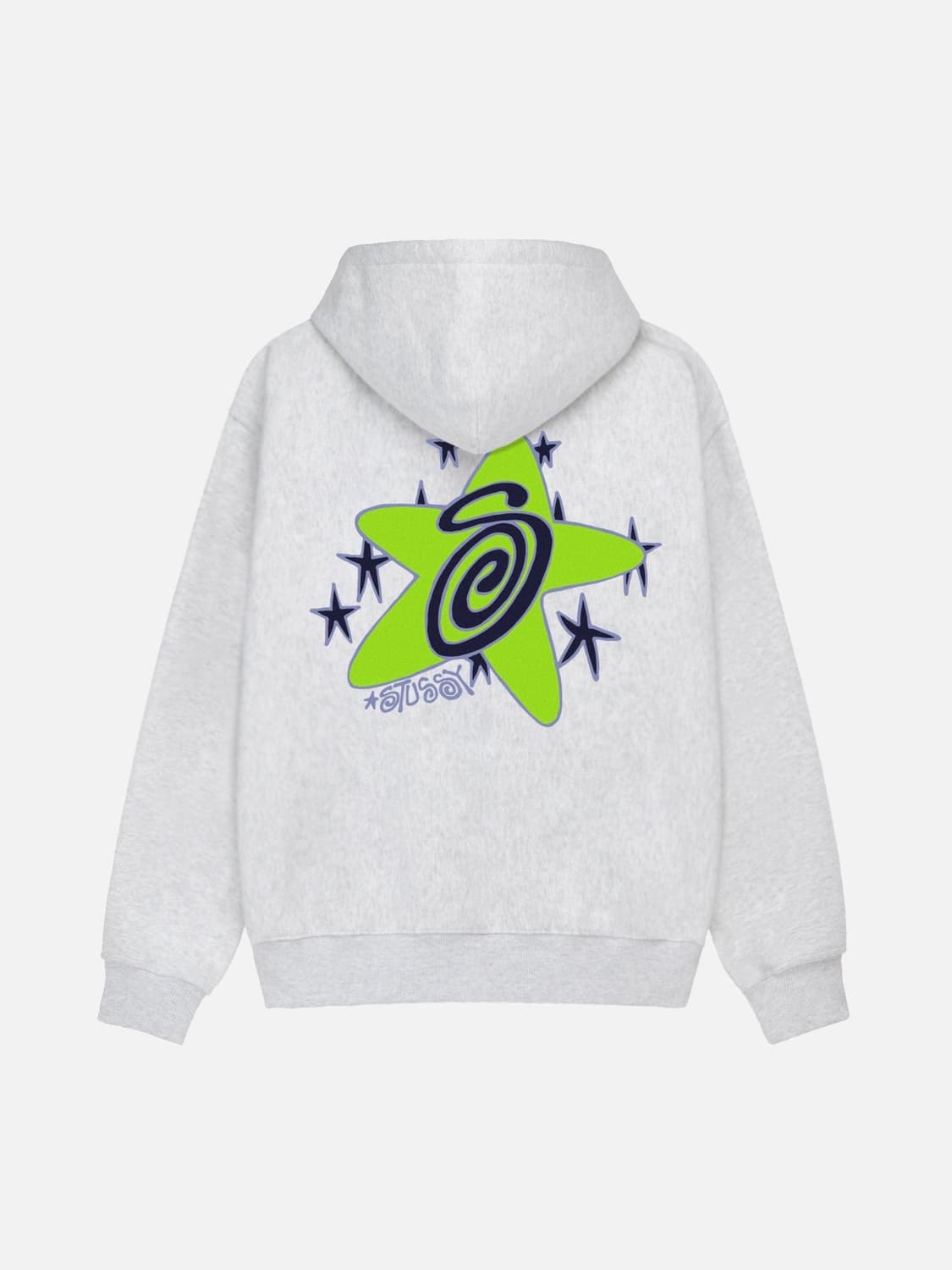 스투시 갤럭시 후드 애쉬 헤더 상품이미지4