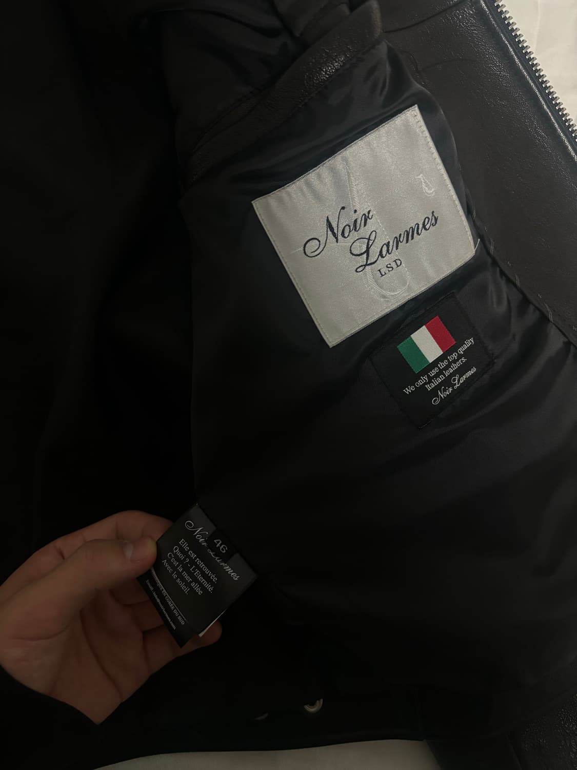 느와르라르메스 46 스탠다드 가죽 자켓 상품이미지3