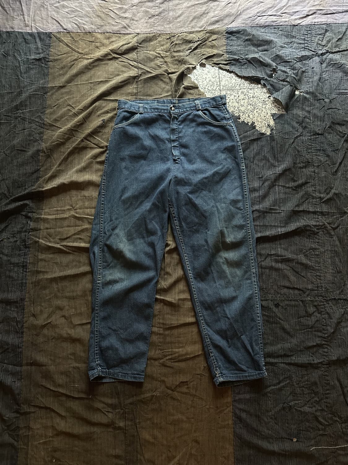 50s Vintage Capenter Denim Work Pants 상품이미지1
