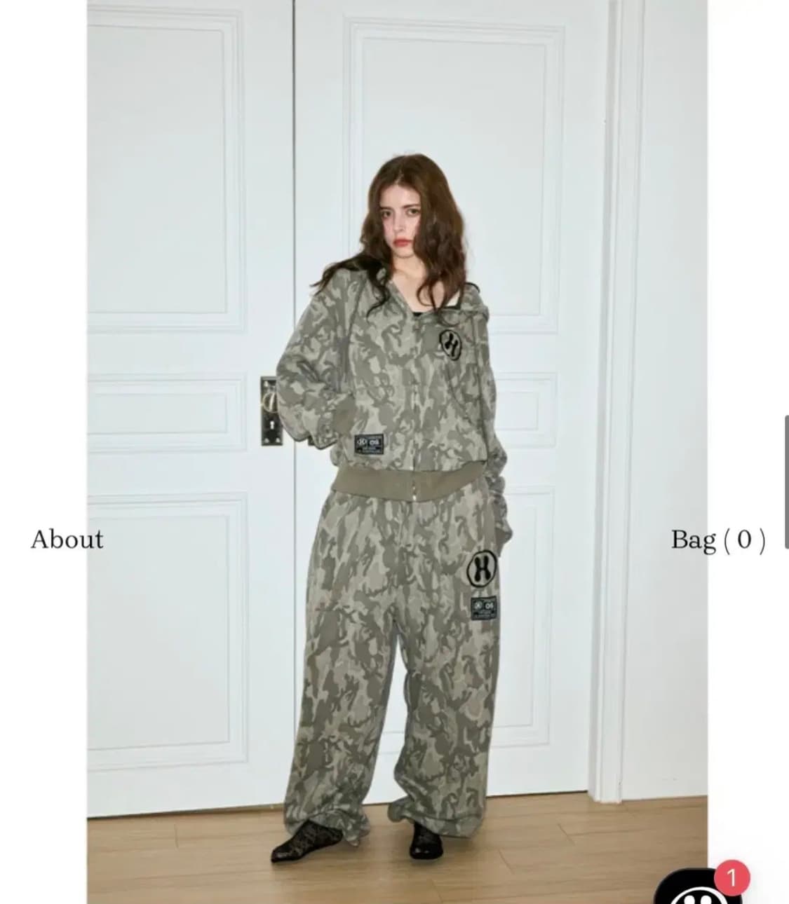 미스테리어스호텔 카모 트레이닝 셋업 상품이미지2