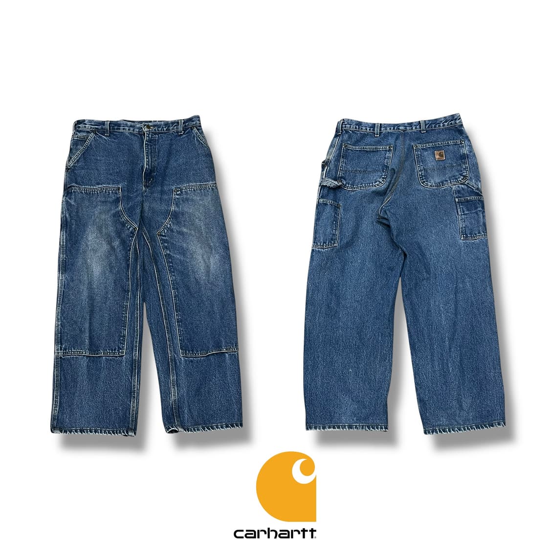 칼하트 b73 더블니 데님팬츠 s08681 상품이미지1