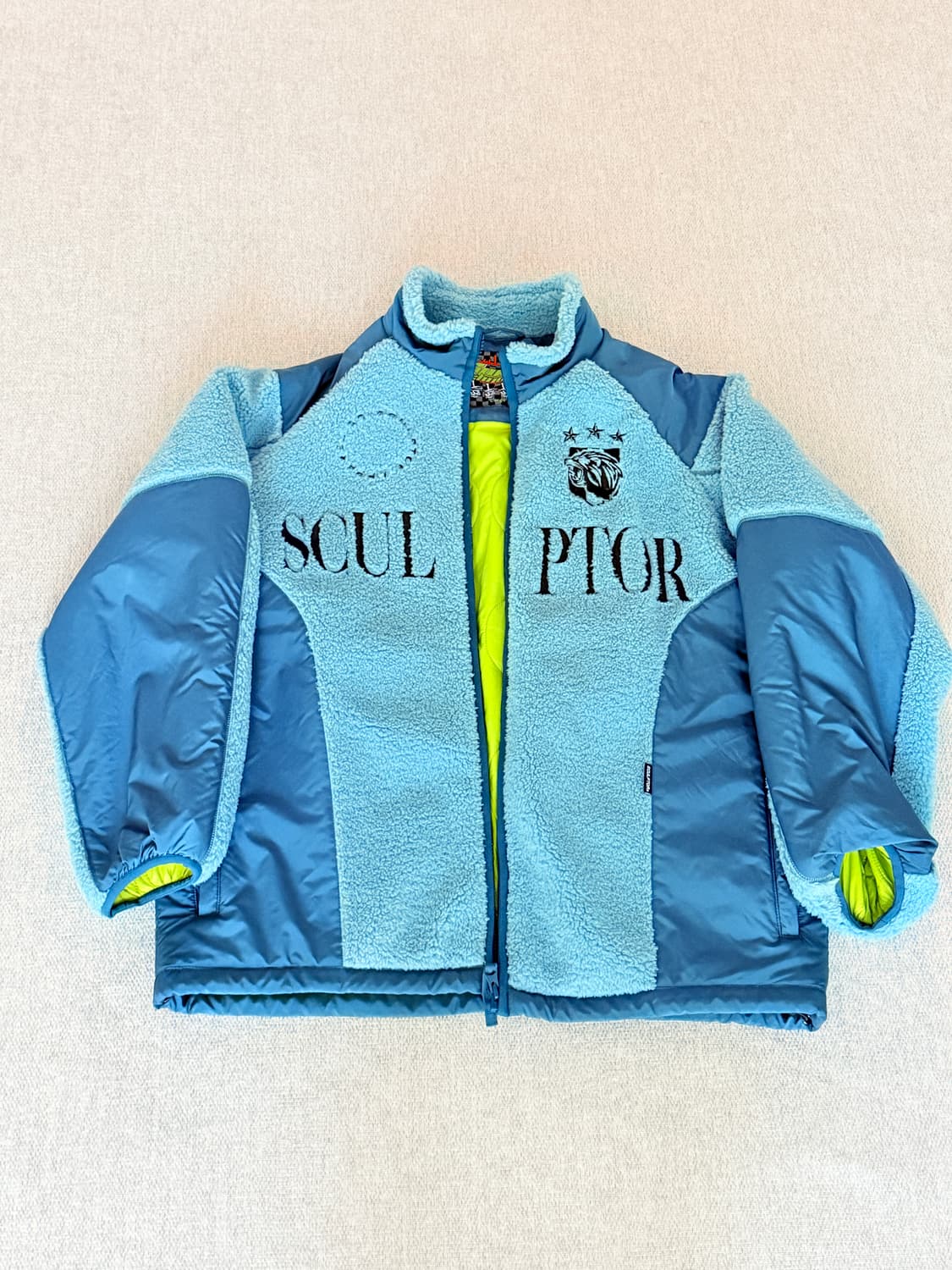 SCULPTOR Racing Sherpa Jacket Blue/Navy 상품이미지1