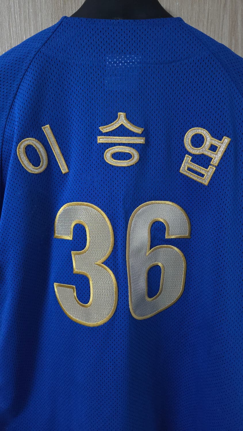 (착샷) 삼성라이온즈 왕조 유니폼 이승엽 골드 마킹 상품이미지6