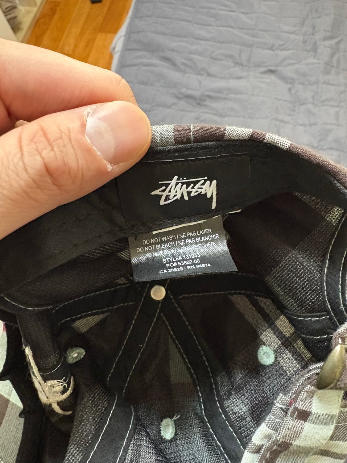 Stussy 스투시 코튼리넨 캡 상품이미지3