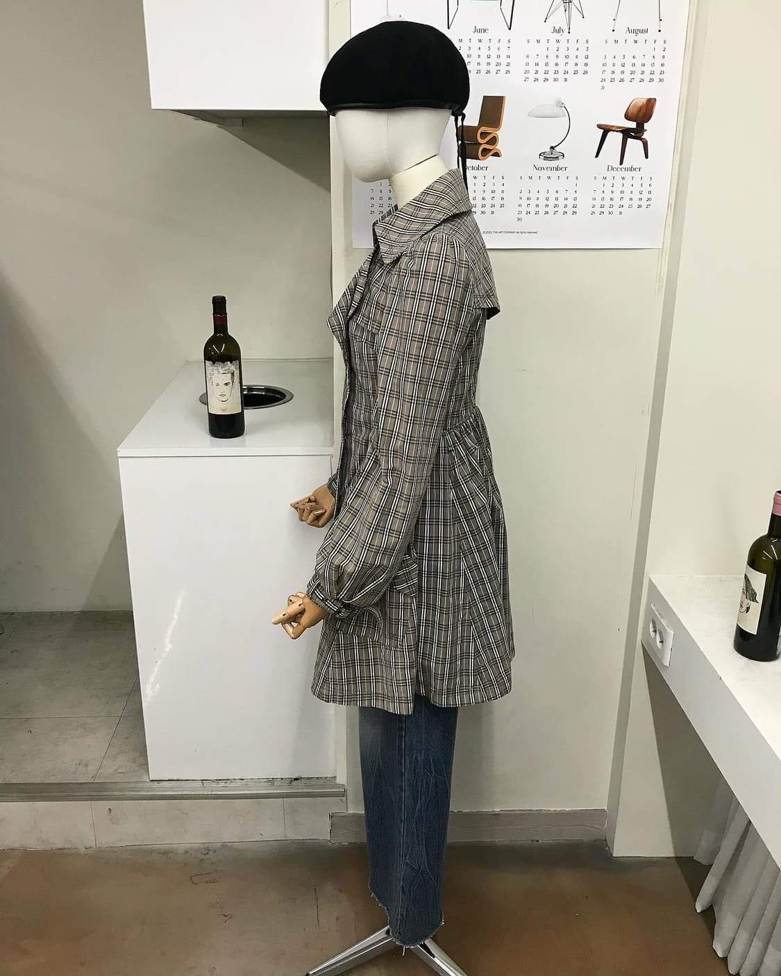버버리 블루라벨 은장 더블 트렌치 코트 상품이미지9
