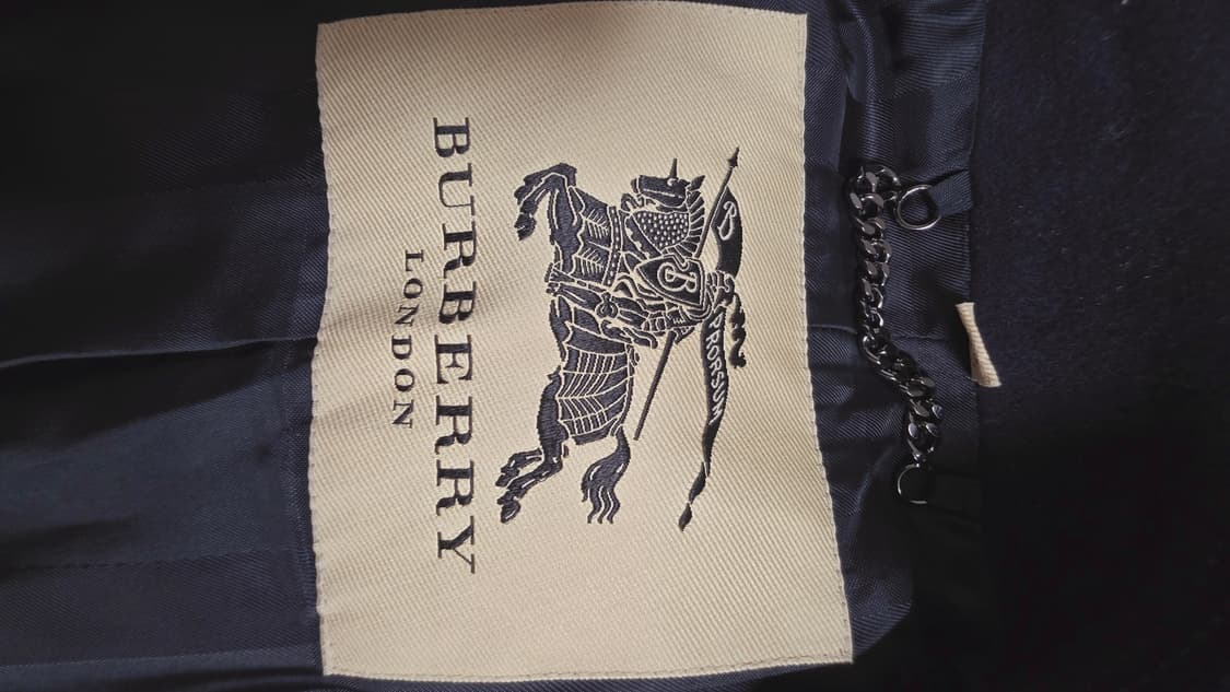 (정품) 버버리 캐시미어혼방 하프코트 상품이미지3