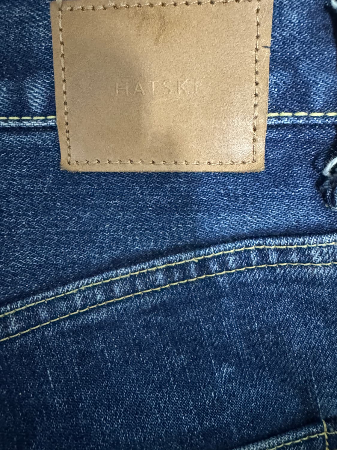 [HATSKI] 하츠키 루즈 테이퍼드 데님 유즈드 블루 (5사이즈) 상품이미지3