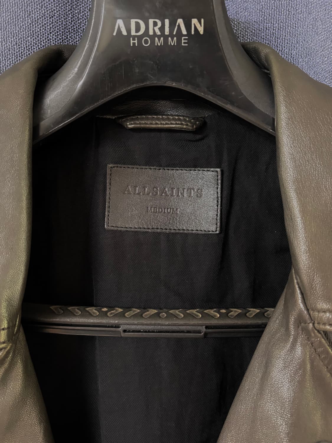 올세인츠 양가죽 라이더자켓 남자m 상품이미지3