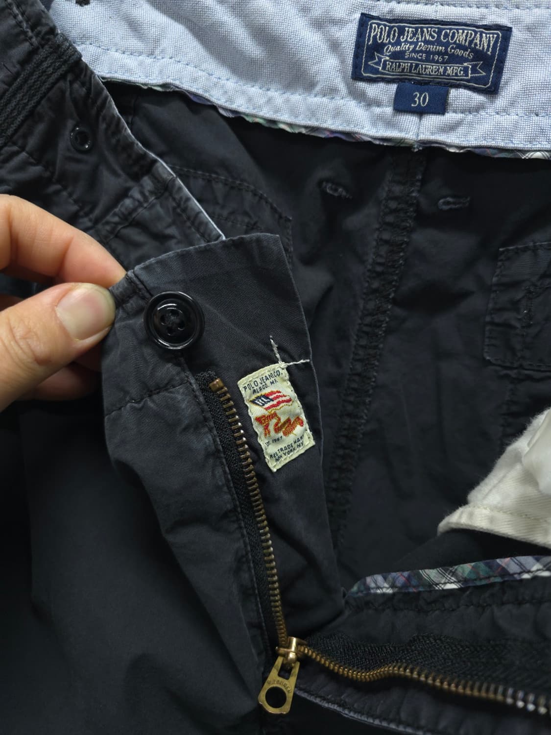 폴로 진스 랄프로렌 빈티지 밀리터리 카고 반바지 (30사이즈) 상품이미지9