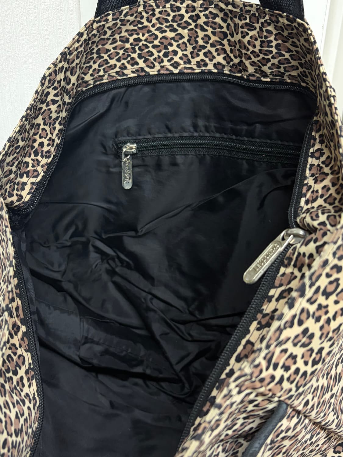 레스포삭 호피 숄더백 토트백 상품이미지3