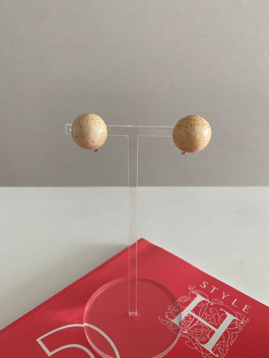 빈티지 버섯모양 귀찌 귀걸이 상품이미지1