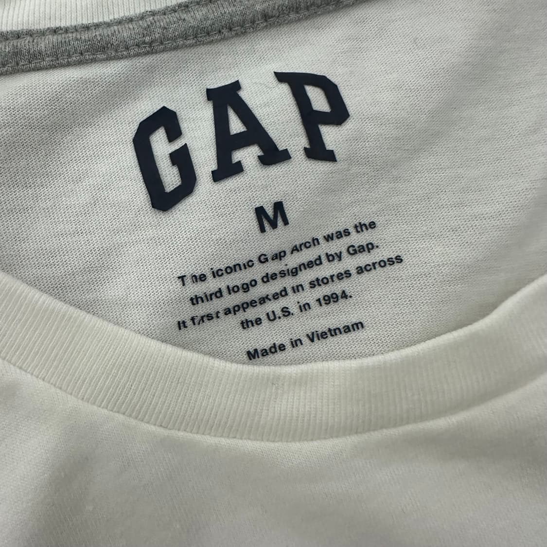 GAP 갭 공용 반팔티셔츠 화이트 M 상품이미지3