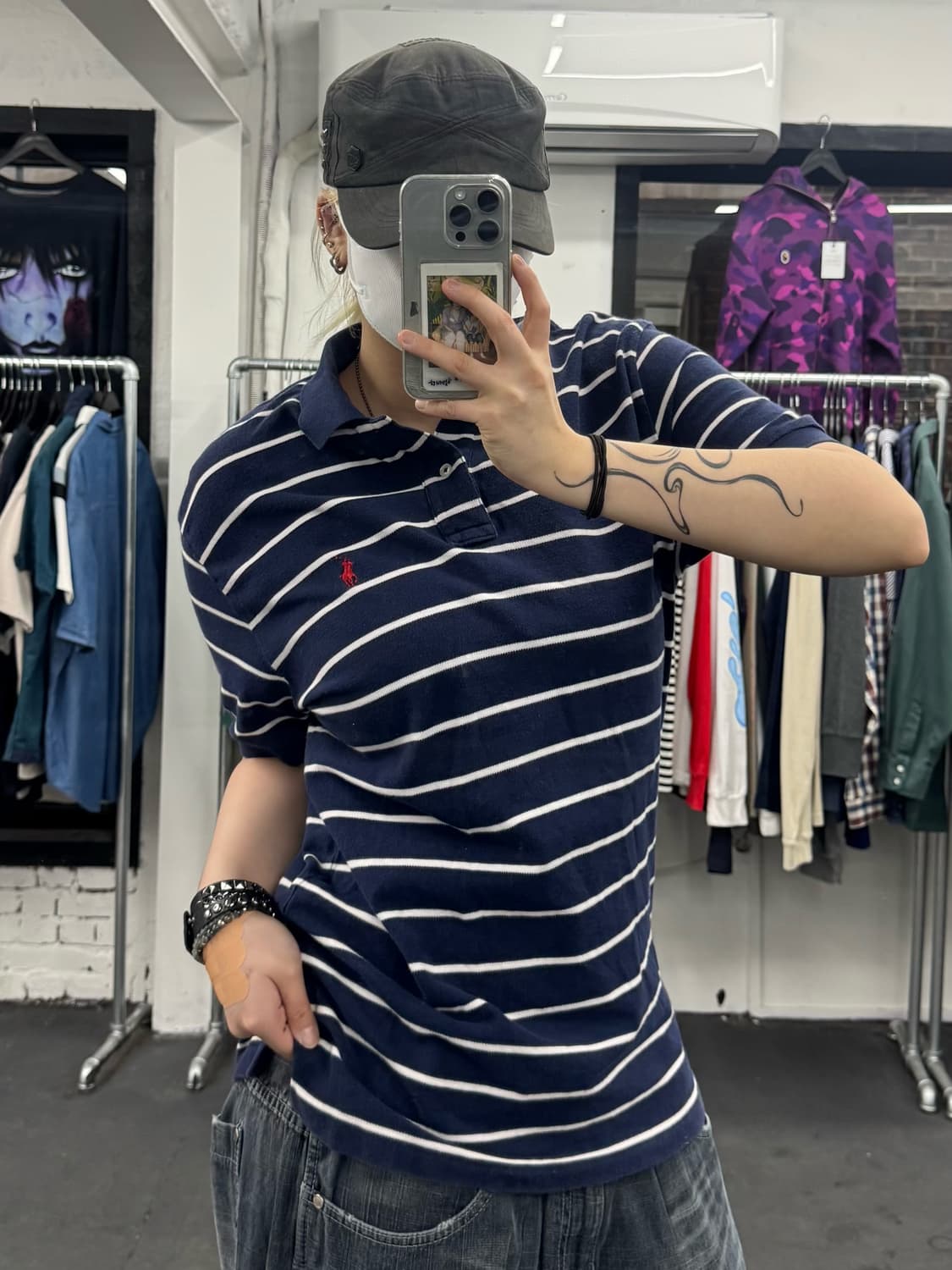 폴로 랄프로렌 스트라이프 PK 티셔츠 상품이미지1