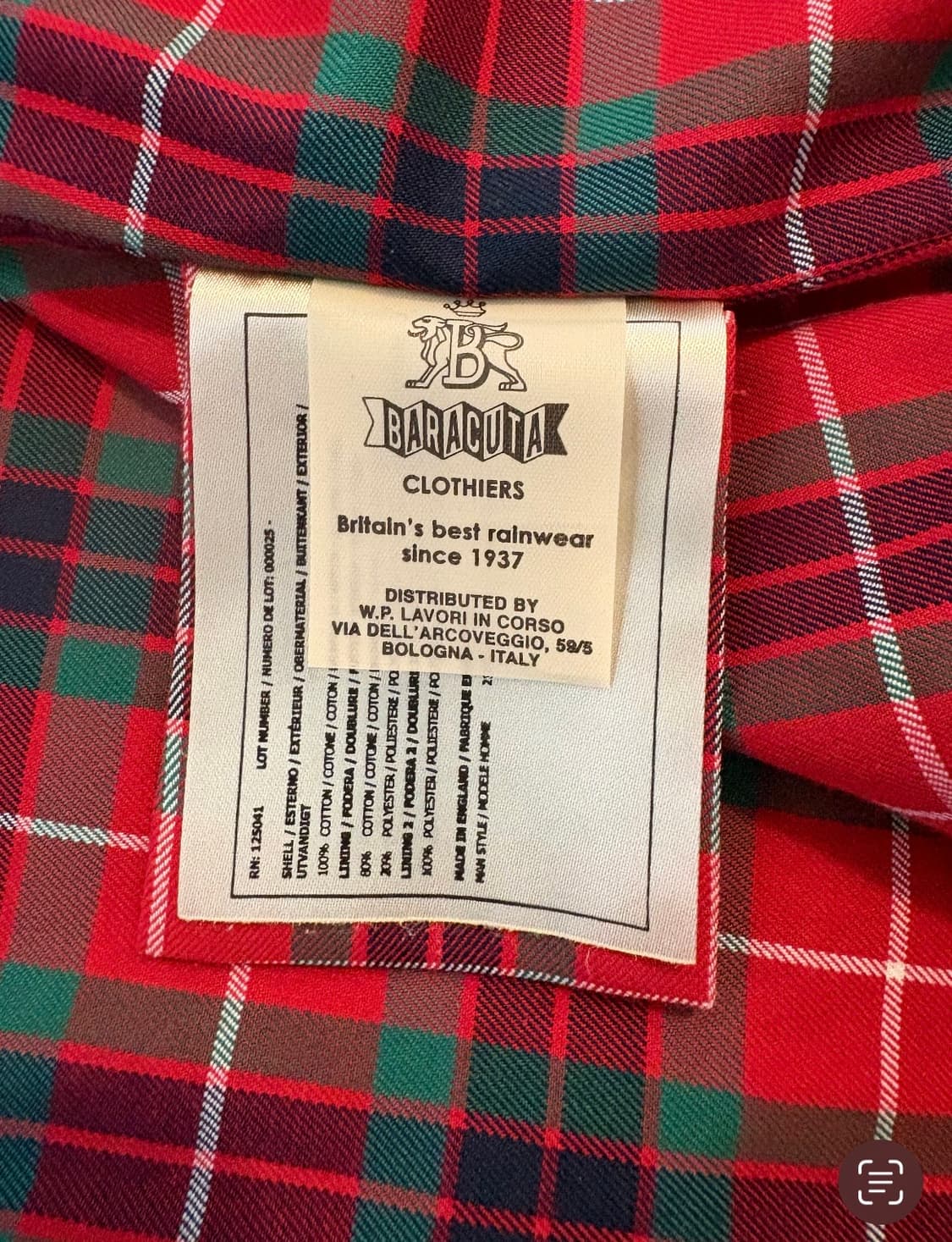 BARACUTA G9 HARRINGTON JACKET 상품이미지8