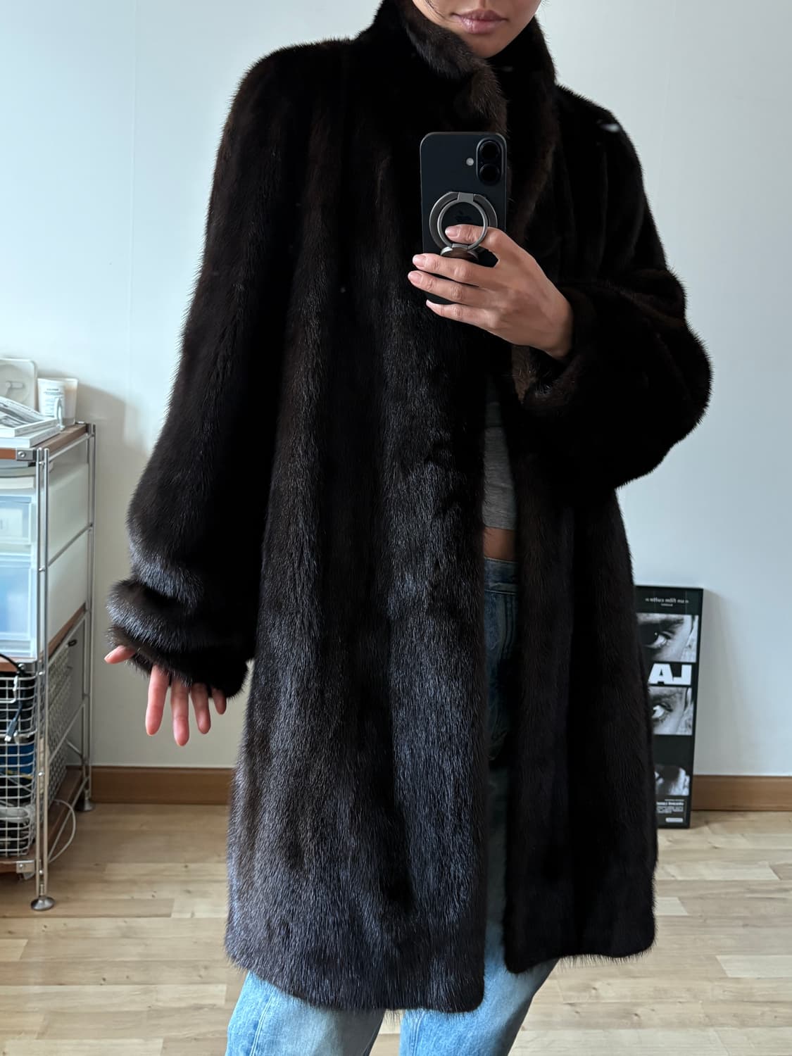 사가폭스 리얼 밍크코트 리얼퍼자켓 상품이미지1