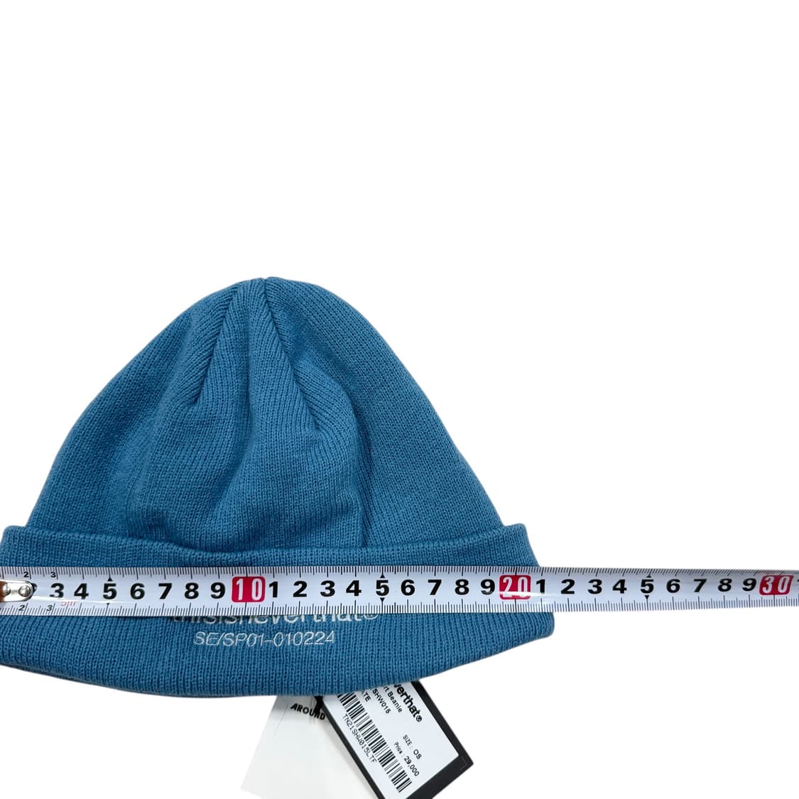 디스이즈네버댓 숏 비니 모자 하늘 블루 상품이미지7