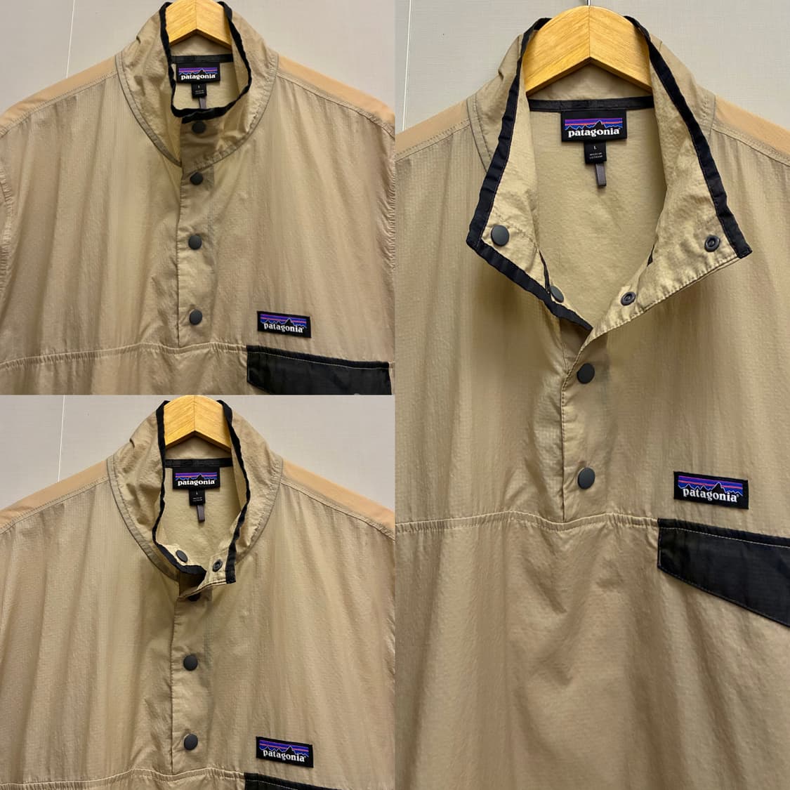 (L/105)파타고니아 나일론 신칠라 스냅 풀오버 아노락 바람막이 상품이미지3