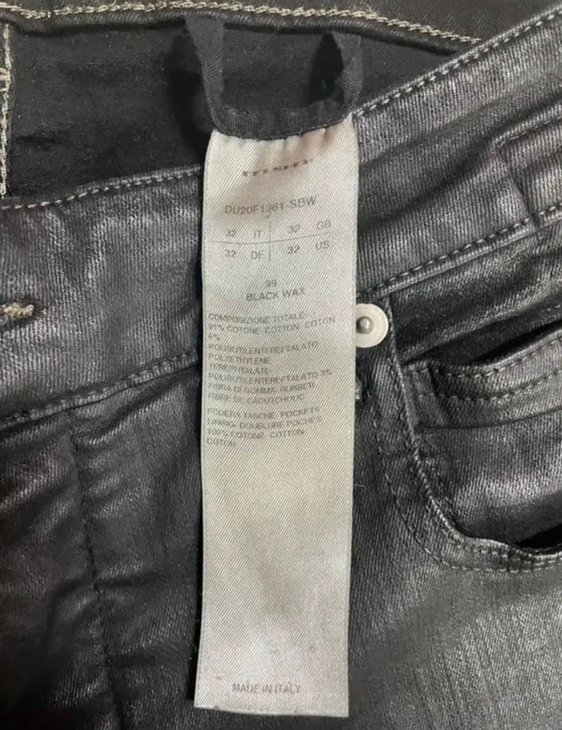 20fw 릭오웬스 다크쉐도우 타이론컷 코팅진 32 상품이미지3