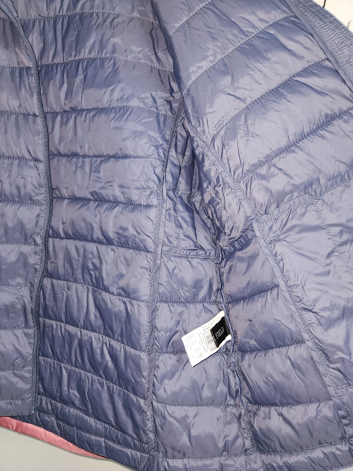 잭필드 여성 네이비 경량 패딩 점100 상품이미지3