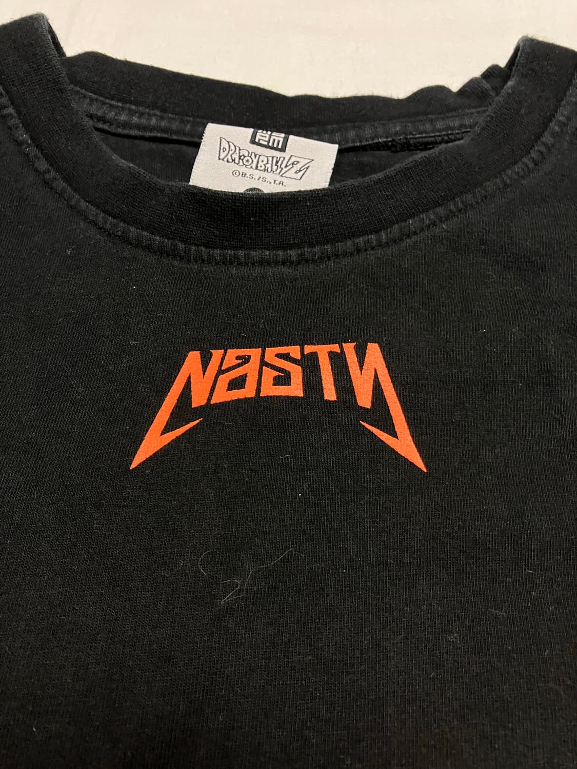 드래곤볼 X NASTY 반팔 티셔츠 블랙 상품이미지5
