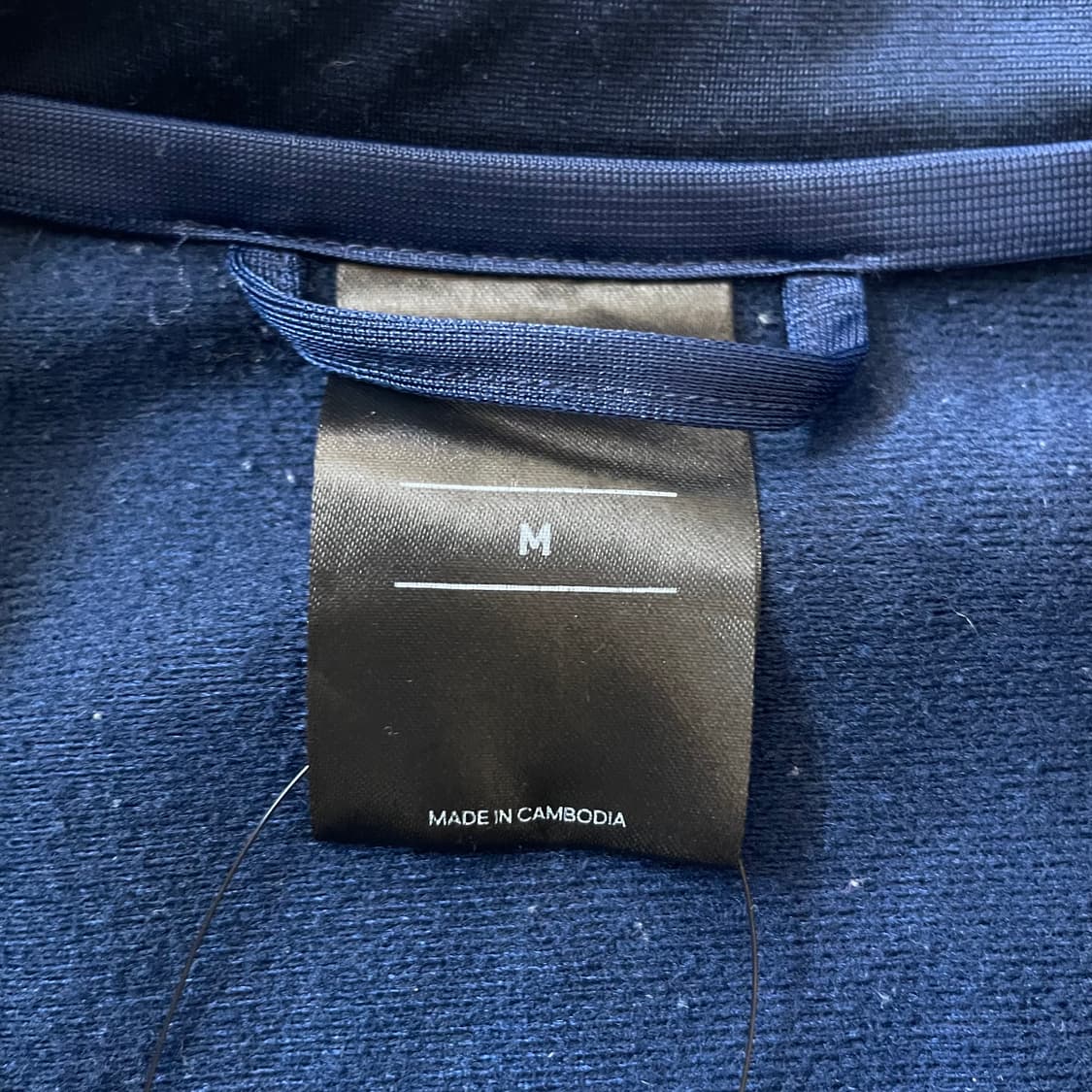 아디다스 네이비 안감기모 져지 트랙탑 자켓 M 상품이미지7