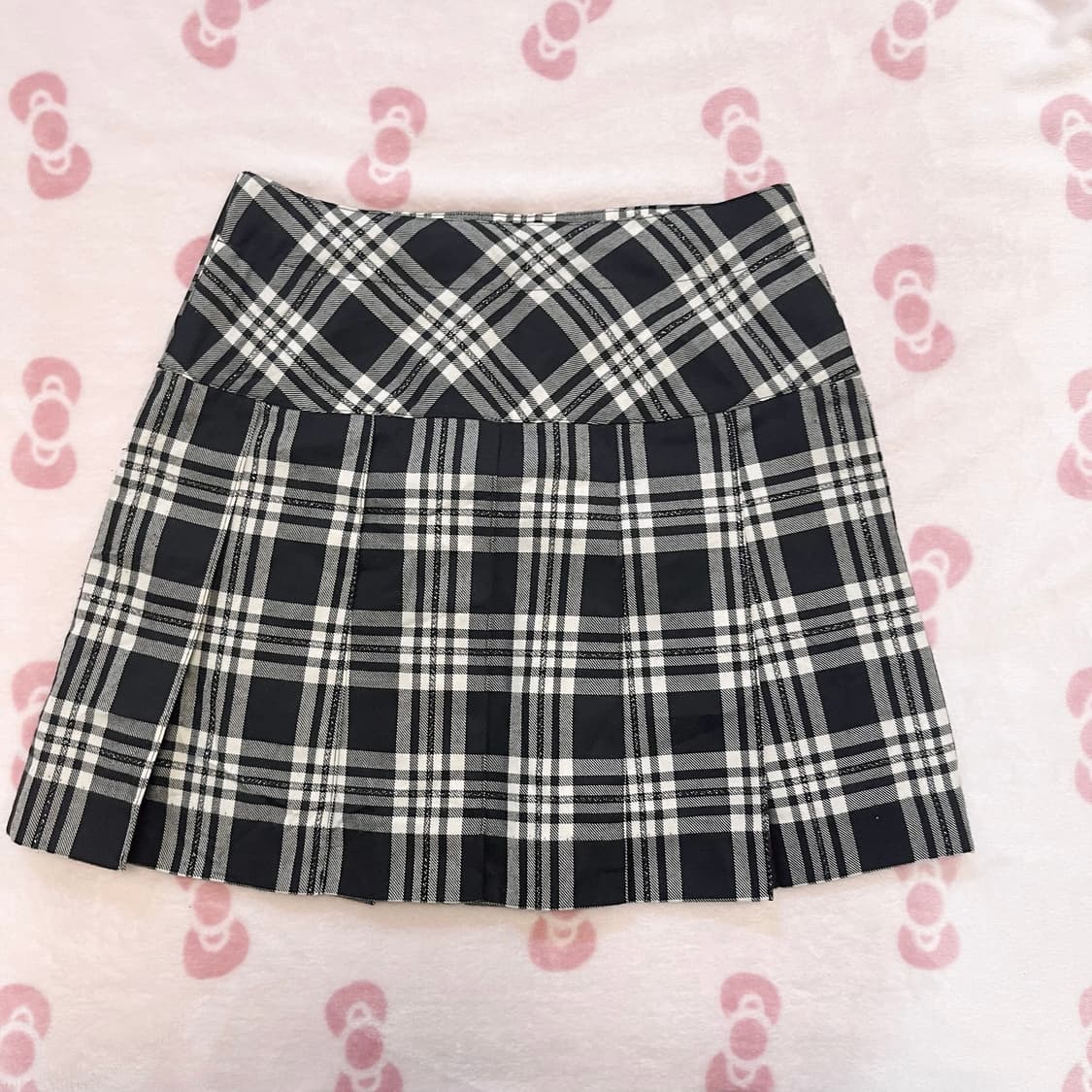 POM PONETTE 오네 갸루 체크 스커트 상품이미지2