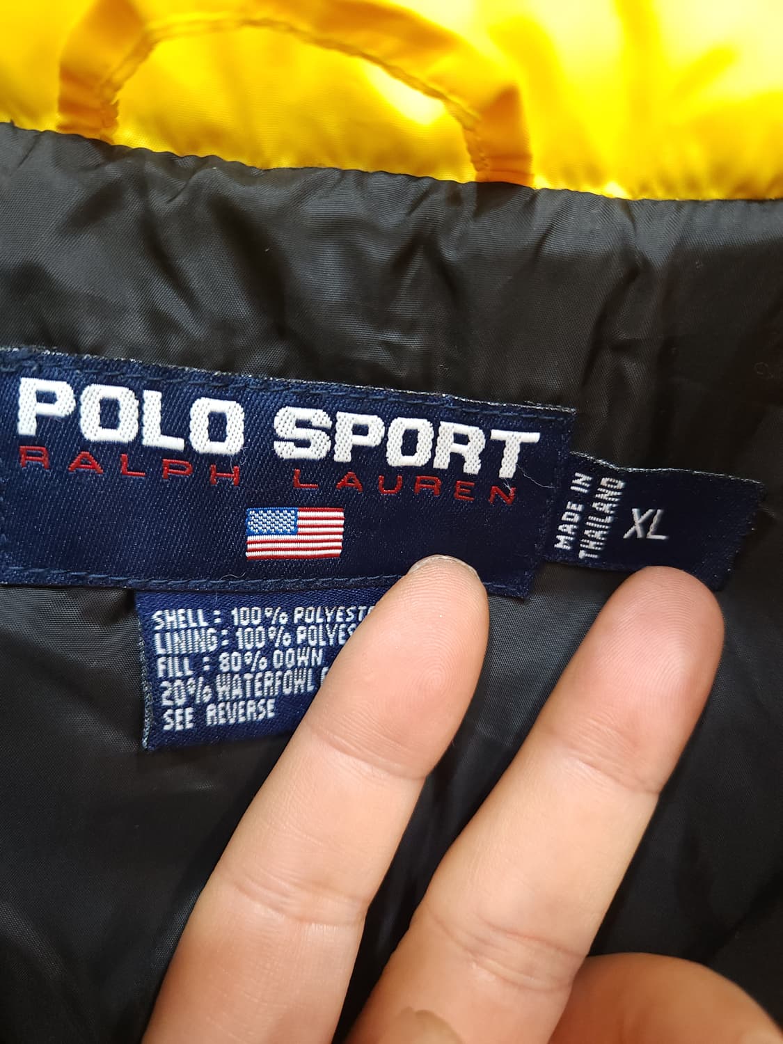 폴로스포츠 90s 성조기자수 오리털 패딩점퍼 빅사이즈

 상품이미지6