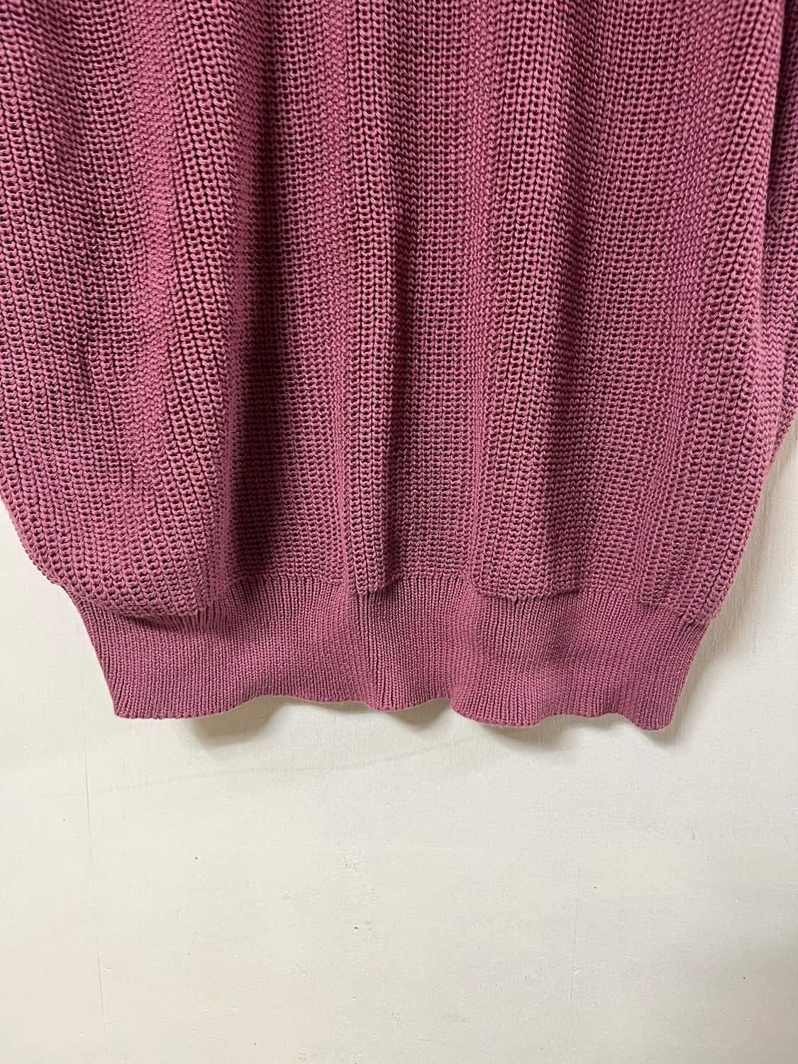 어널러코드 브로치 라운드 니트_인디 핑크 L 사이즈 상품이미지4