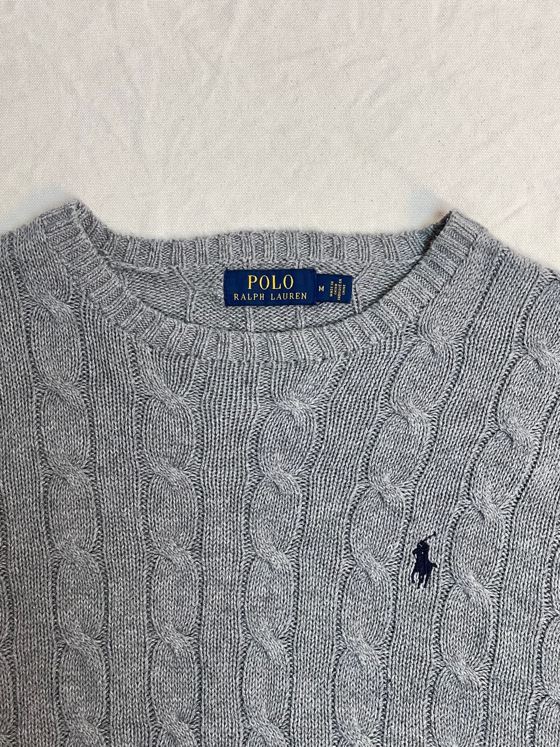 폴로 케이블 니트 상품이미지3