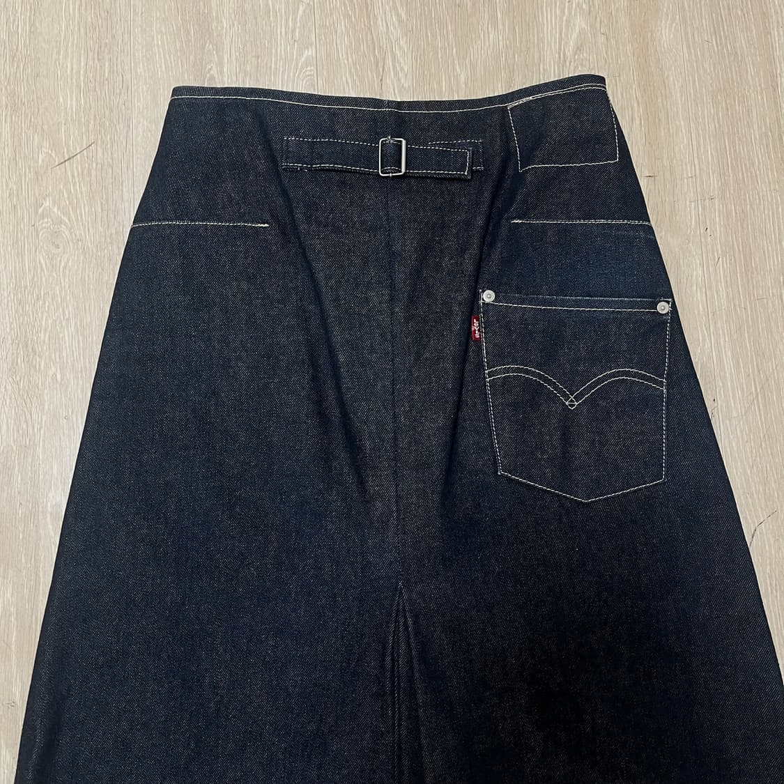 리바이스 엔지니어드진 여성 데님 롱 스커트 치마 M  상품이미지5