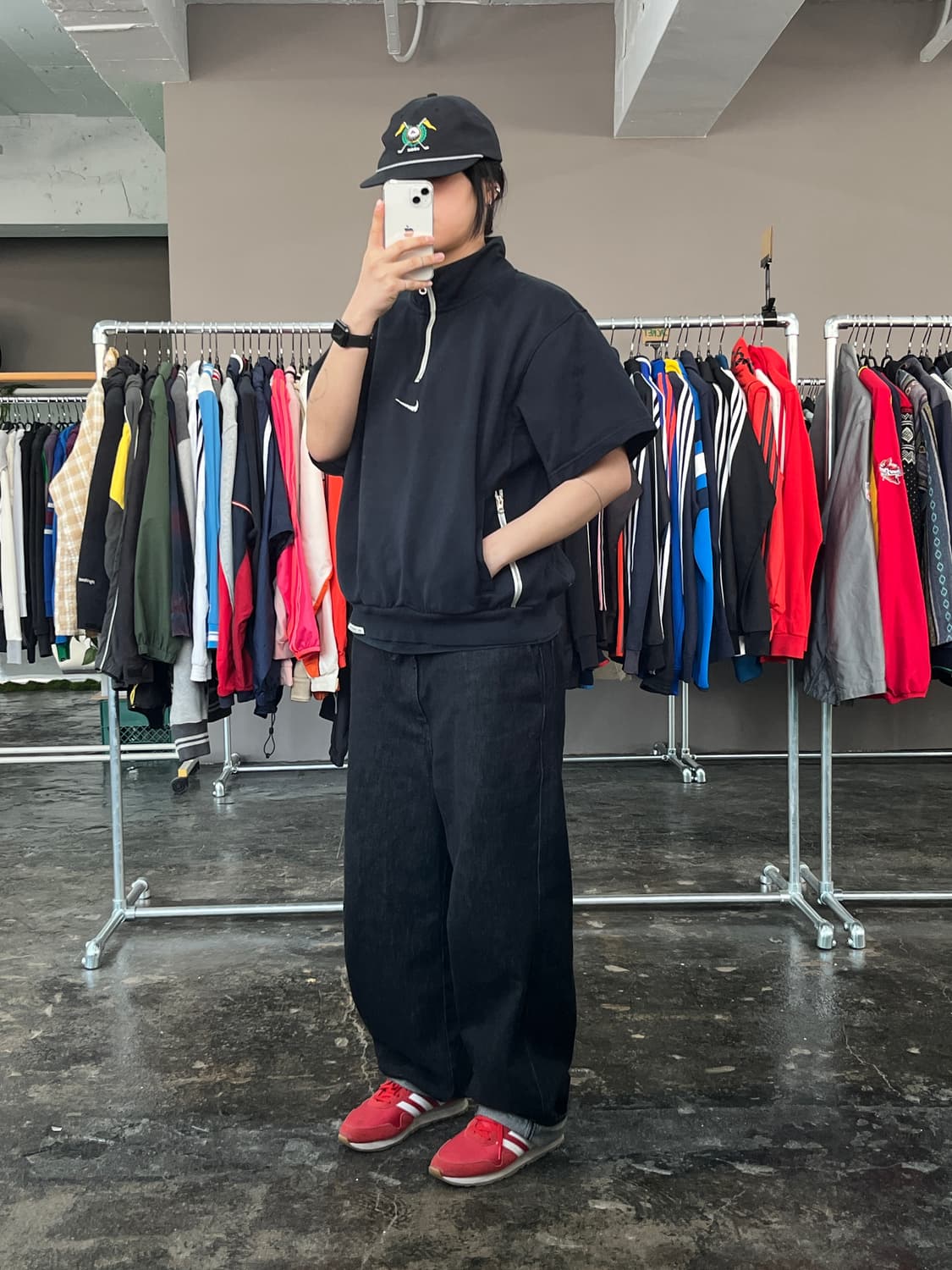 나이키 아노락 반팔 티셔츠 상품이미지4