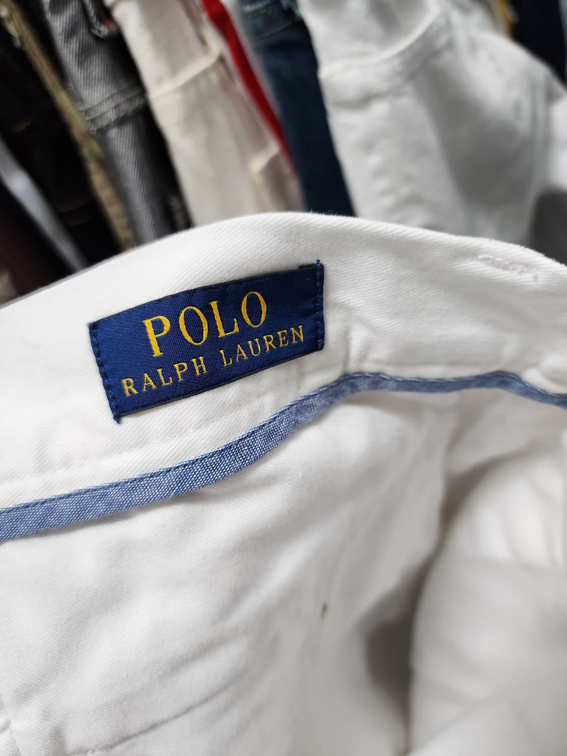 폴로 화이트 클래식핏 반바지  상품이미지6