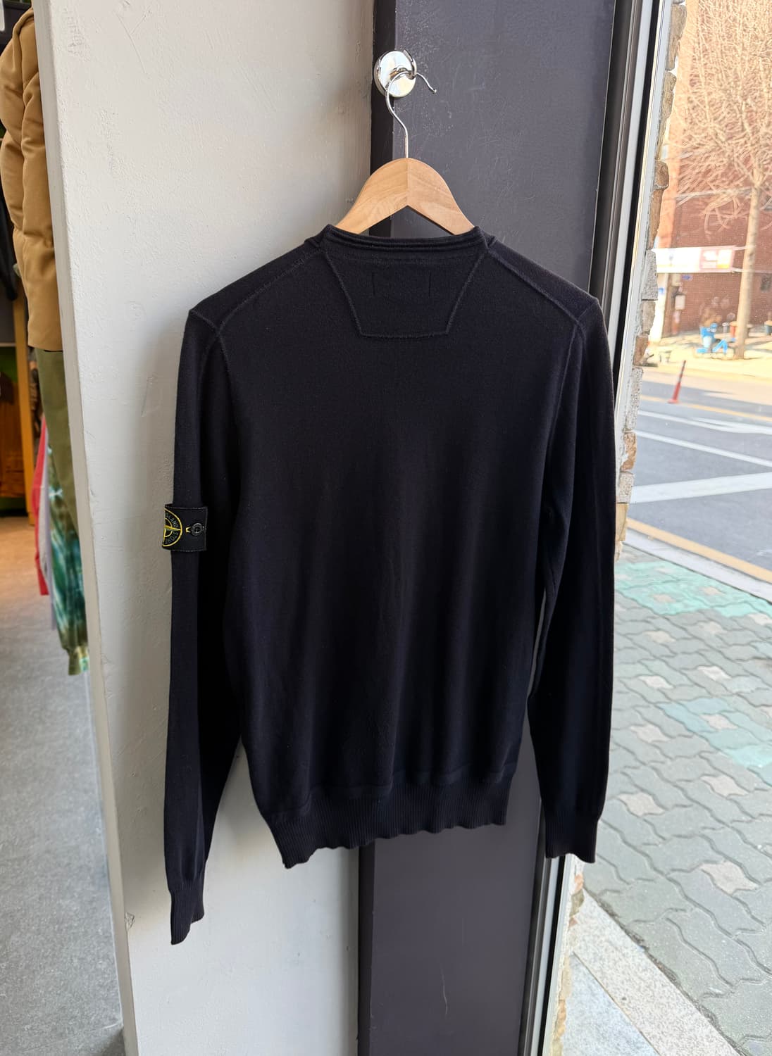 M/ 스톤아일랜드 와펜패치 클래식 울 니트 상품이미지6