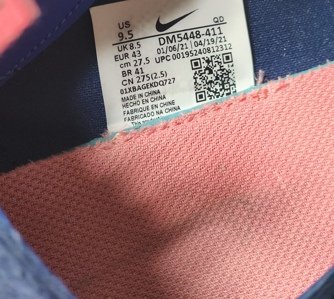 나이키 에어 줌 타입 네이비 275mm 상품이미지9