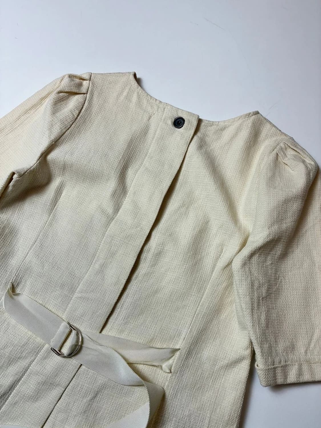 더오픈프로덕트 벨티드 반팔 블라우스 PN8606 상품이미지5